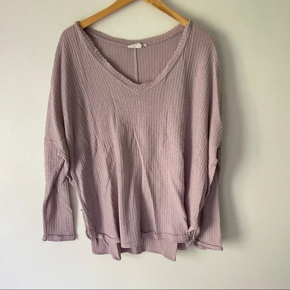 Urban Outfitters Out From Under Lavender Purple Waffle Knit Thermal Shirt (SOLD) - Picture 4 of 7